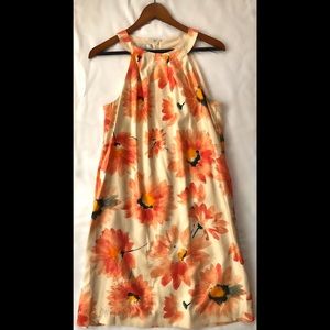 Donna Morgan floral halter dress